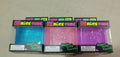 Nee Doh Nice Cube squishy toys in blue, pink and purple with packaging