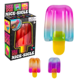 Nee Doh Nice-Sicle rainbow squishy popsicle toy in multiple sizes